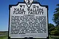 Historic sign at the NASA Visitor Center (Wallops Flight Facility)