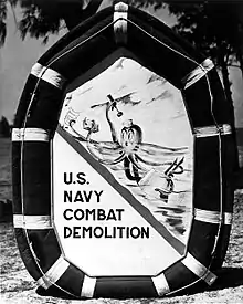 U.S. Naval Combat Demolition insignia