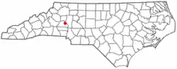 Location of Catawba, North Carolina