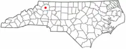 Location of Fairplains, North Carolina