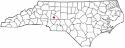 Location of Faith, North Carolina