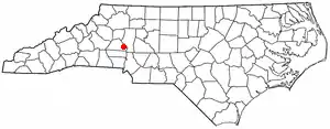 Location of Terrell, North Carolina