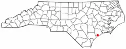 Location of Verona, North Carolina
