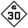 North Carolina Highway 30 marker