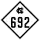 North Carolina Highway 692 marker