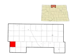 Location of Blaine Township