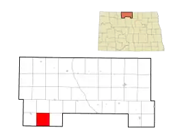 Location of Elms Township