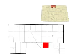 Location of Elysian Township