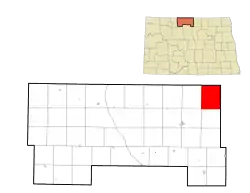 Location of Homen Township