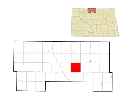 Location of Whitby Township