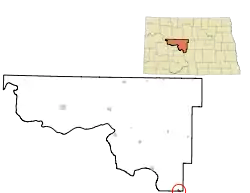 Location of Wilton, North Dakota