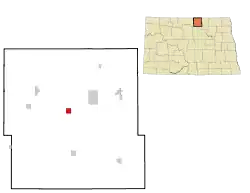 Location of Shell Valley, North Dakota