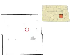 Location of Buchanan, North Dakota