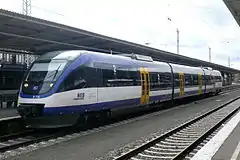 Bombardier Talent in the station
