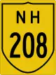 National Highway 208 shield}}