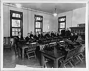 Yeoman typing class, San Diego Naval Training Center, CA, 1934.