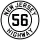 Route 56 marker