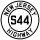 Route S44 marker