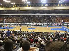 SPENS main hall during basketball game