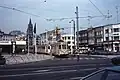 Classic tram in 1980s (Blankenberge)
