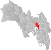 Oslo surrounded by Viken county