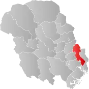 Gjerpen within Telemark