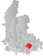 Øyslebø within Vest-Agder