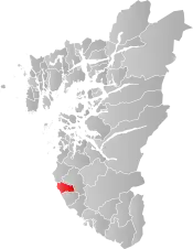 Nærbø within Rogaland