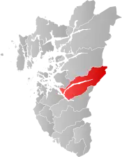 Forsand within Rogaland