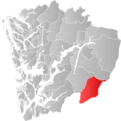 Røldal within Hordaland