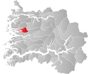 Eikefjord within Sogn og Fjordane