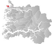 Nord-Vågsøy within Sogn og Fjordane