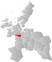 Orkland within Sør-Trøndelag