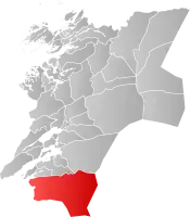 Stjørdalen within Nord-Trøndelag