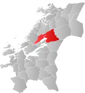 Steinkjer within Trøndelag