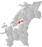 Inderøy within Trøndelag