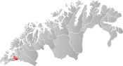 Gratangen within Troms og Finnmark