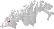 Sørreisa within Troms og Finnmark