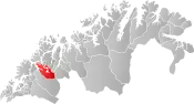 Balsfjord within Troms og Finnmark