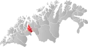 Kåfjord within Troms og Finnmark