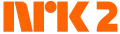 Orange-coloured version of NRK2's second and previous logo used until 2 September 2007.