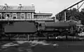 Steam locomotive NS 4445 (ex War Department no. 78545) station Baarn. (August 1945)