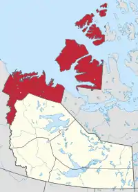 Location within the Northwest Territories