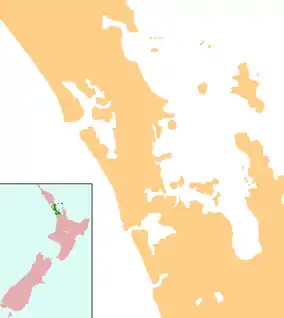 Motukorea is located in New Zealand Auckland