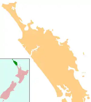 Whirinaki is located in Northland Region