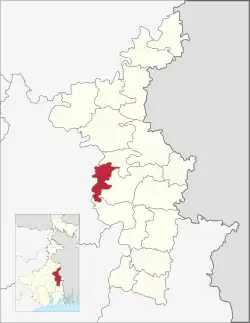 Location of Nabadwip