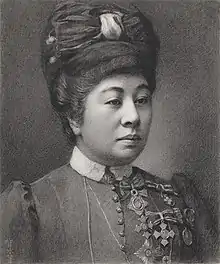 Portrait of Nabeshima Nagako by Takagi Haisui (Nabeshima Hōkōkai)