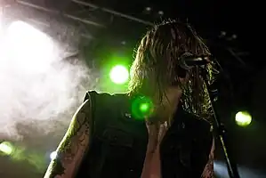 Blake Judd performing with Nachtmystium at Hole In The Sky - Bergen Metal Fest 2008