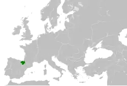 The Kingdom of Navarre in Europe, 1190