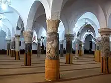 The An-Naga mosque is a 1610 reconstruction of a 10th-century mosque, it has original richly decorated Roman capitals crowning the forest of columns in its multi-domed hall.